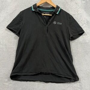 Mercedes Benz AMG Formula One F1 Team Petronas Racing Polo T shirt Tee Women XL